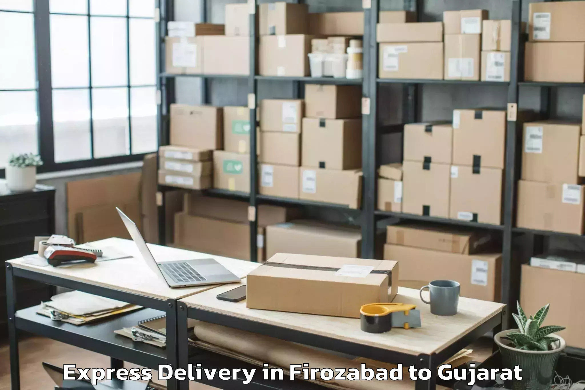 Comprehensive Firozabad to Virpur Express Delivery